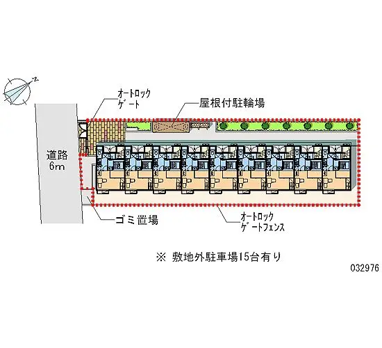 ★手数料０円★千葉市若葉区桜木８丁目　月極駐車場（LP）